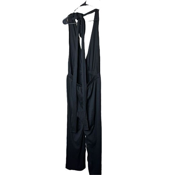 Cider Black Halter Top Jumpsuit - Picture 5 of 6